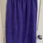 Bonworth  Purple Faux Suede Skirt Size XL New With Tags Photo 0