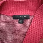Ann Taylor Jacquard Plaid Boyfriend Cardigan Jubilee Red Size XS Photo 5