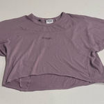 Gymshark Womens  purple crop top t‎ shirt size small Photo 0