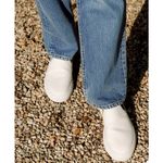 Jenni Kayne Jenni Kayne White Preppy Canvas Slider Sneaker Size 9 Photo 1