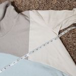 Marc New York  Women's Colorblock Turtleneck Sweater Blue Gray Size Large Photo 3