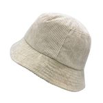Beige Corduroy Bucket Hat Sun Preppy Photo 4