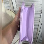 Source Unknown Lavender Quilted Crossbody Bag with Gold Chain Photo 8