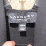 Laundry by Shelli Segal ruffle sleeve Sweatshirt black size small Photo 4