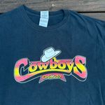 Gildan Black Cowboys Orlando Florida Red/Yellow Graphic Tee T-Shirt Photo 1