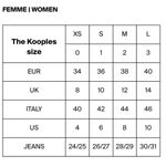 The Kooples  Wool & Leather Pencil Skirt Navy / Black Photo 8