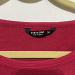 SheIn  Curve‎ Sunflower Graphic Red Women's Top 2XL Photo 1