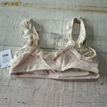 ANDIE  Swim the Hydra Bikini Top NWT size Medium Vanilla Crochet‎ Ruffle Lace Photo 10