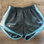 Nike Drifit Womens Marathon SF Shorts Grey Blue Running Athletic Shorts Photo 4