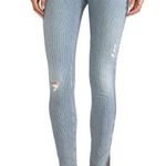 Mother The Vamp On The Road Destroy Wash Ankle Jeans Sz.27 Blue Photo 0