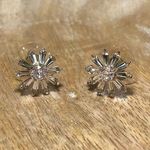 LC Lauren Conrad  Daisy Cluster Crystal Rose Gold Stud Earrings Photo 0