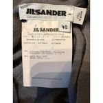 Jil Sander Vintage  Cardigan Size 40 Gray Cashmere Silk Drape Front Made in Italy Photo 2