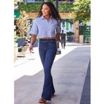 Spanx NEW Flare Jeans, Midnight Shade Large Photo 9