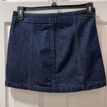 Altar'd State Dark Denim Mini Skirt w/Front Zip Detail & Panel Stitching-SZ SM Photo 1
