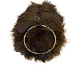 ALDO BROWN FAUX FUR CLUTCH/WRISTLET BAG Photo 4