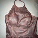 Sherri Hill DRESS Pink Glitter Cocktail Hoco SZ 14 Photo 13