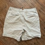 Boden tan flat front business casual royalcore 4 preppy shorts Photo 2