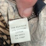 Banana Republic  Women’s Silk Midi Dress Brown Floral Wrap‎ Size Small Photo 5