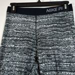  Dri-Fit Nike Pro Black White Legginga Size #5799 Photo 1
