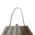 La Regale Vtg Beaded Clam Shell Pinch Style Evening Cocktail Purse Clutch 1950s Photo 4