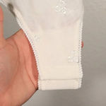 Free People NWT make out mesh bodysuit size small in ivory Photo 5