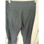 Athleta black workout plate pants straight leg with pockets workout outfit size Photo 4