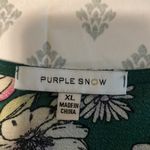 Purple Snow - Emerald Green Floral Minidress size XL‎ Photo 4