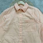 Lululemon Relaxed-Fit Cotton-Blend Poplin Button-Down Shirt in Peach Bellini L Photo 4