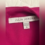 Revolve x Julia Jordan Fuchsia Sleeveless Zip A-Line Panel Pleat Dress Photo 4