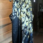 T Tahari Tahari Jewel Tone Watercolor Tie Dye Print Satin Halter Top Blouse Size Large Photo 0