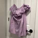 Free People  Lavender Ruffle Flowy Tube Top Size Medium Photo 1