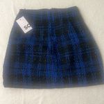 SO  Blue and Black Pencil Mini Skirt for Casual Wear Size 5 Photo 4
