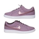 Nike  Court Royale 2 Dusty Purple Rose Gold Swoosh Sneakers Womens 9.5 Low Top Photo 2