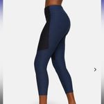 Outdoor Voices Leggings Navy Blue & Black Warmup 3/4 Legging Sz XS NWT Photo 1