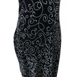 Alexia Admor Black Patterned Stretch Halter Gown Size Large Photo 5
