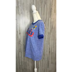 Rivalry Threads NWT Kansas Jayhawks Women's Small Blue Ringer T-Shirt Graphic Print Sports Tee Photo 3