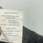 Revolution Women's Dancewear Black Peacock Pockets‎ Pants Size LC Size L Photo 8