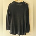 Aerie  Black Offline Black Open Knit Sweater Photo 4