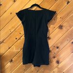 Nasty Gal Deep Plunging V Romper in Black Photo 4