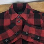 J.Crew  Ladies' Wool Blend Buffalo Plaid Sherpa Lined Button Up Jacket 6 Photo 5