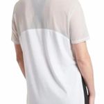 Athleta wanderlust mesh shoulder tee shirt white casual short sleeve t-shirt XS Photo 1