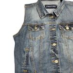 Maurice's Maurice’s Medium Wash Denim Vest Photo 3