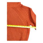 Cozy Orange Cowl Neck Sweater Chunky Cropped size M Size M Photo 2