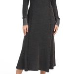 Free People Monty Off the Shoulder Long Sleeve Cotton Midi Dress Sz M Photo 2