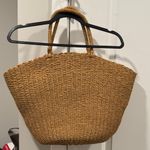Abercrombie & Fitch Abercrombie Tan Woven Tote Bag Photo 0
