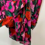 The Kooples  Dolce Vite Floral Mini Pink Longsleeve Dress Womens 100% Silk Size 0 Photo 9