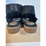 Sofft Nalda Sandals Size 6 Black Leather Peep Toe Perforated Sling Back Zipper Photo 6