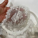 Free People Intimately White Floral Lace Underwire Bra 32D Photo 2