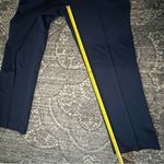 Theory  Women’s 8 Navy Blue Hartsdale K Oxford Knit Mid Rise Straight Crop Pants Photo 12