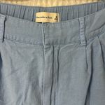 Abercrombie & Fitch  Linen Blend Trouser Light Blue Pants Size Medium Photo 3